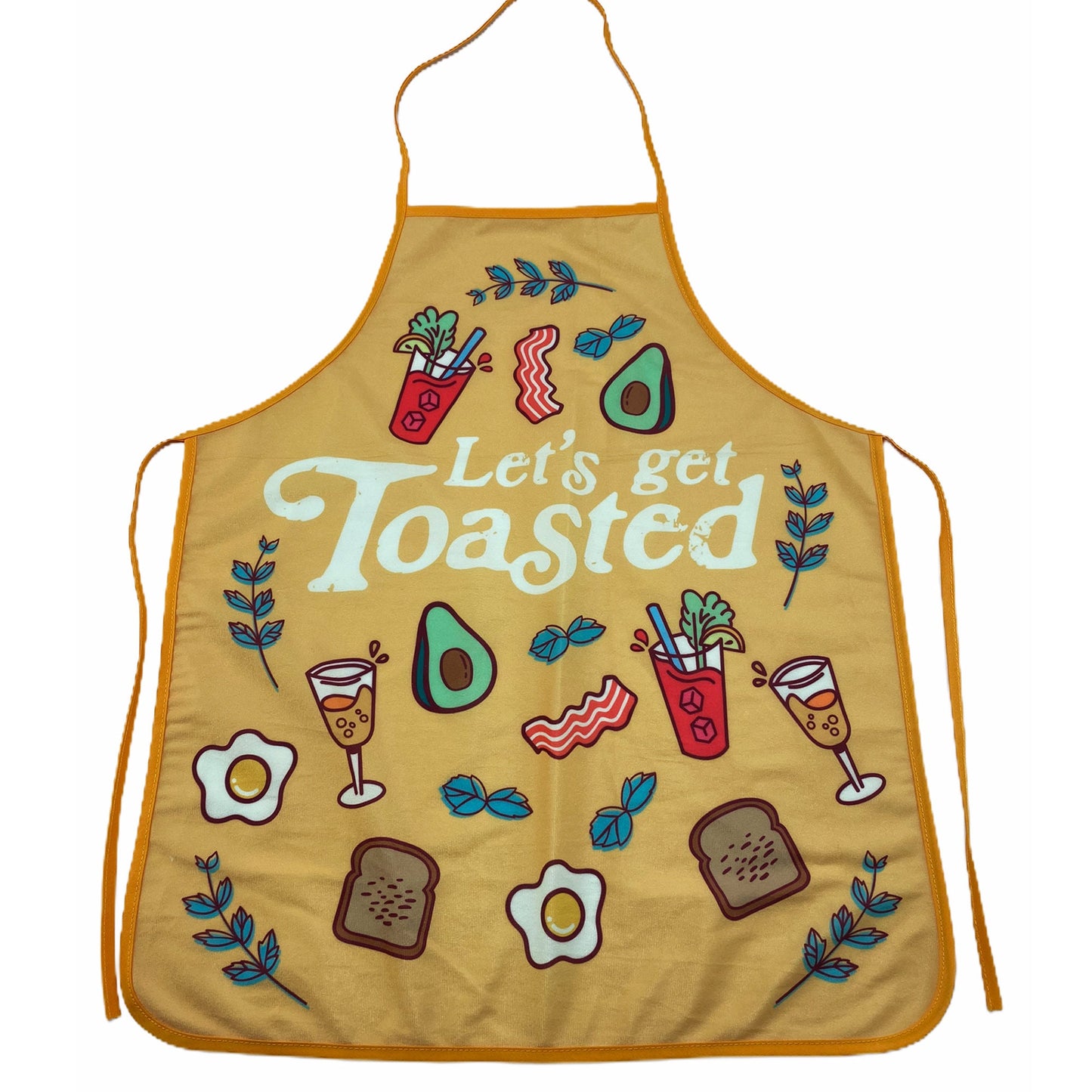 Funny Baking Apron Let39s Get Toasted Brunch Aprons Avocado Toast Gift For Mom Cooking Apron Funny Cook Aprons Millennial Graphic Tee – Fan Favorite · High-Quality Print