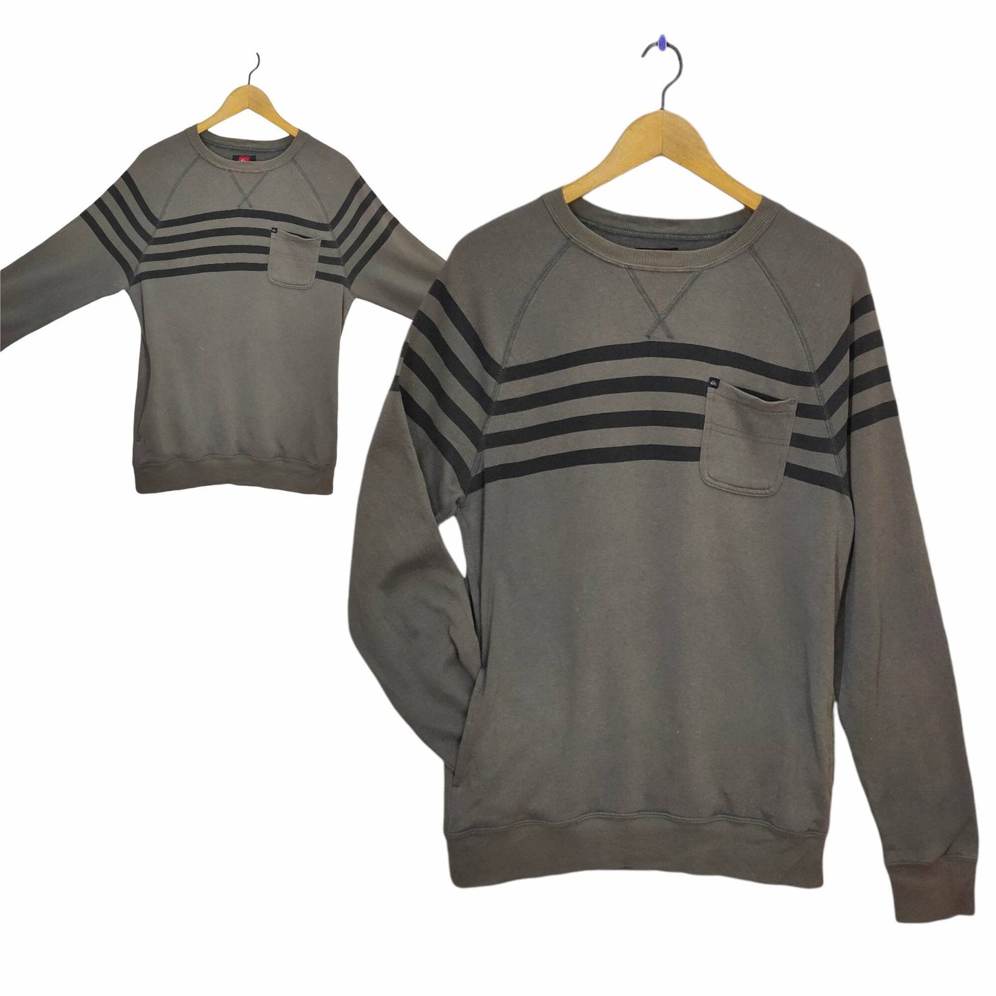 Quiksilver Sweatshirt Small Vintage Quiksilver Sweater Jumper Pullover Strippes Mens Size S Sweatshirt – Feel-Good Design · Must-Have Style