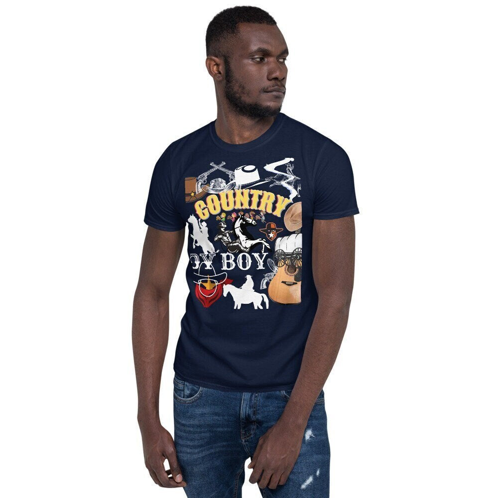 Thank God I39m A Country Boy Short Sleeve Unisex T Shirt Graphic Tee – Aesthetic Look · Trending Graphic Apparel
