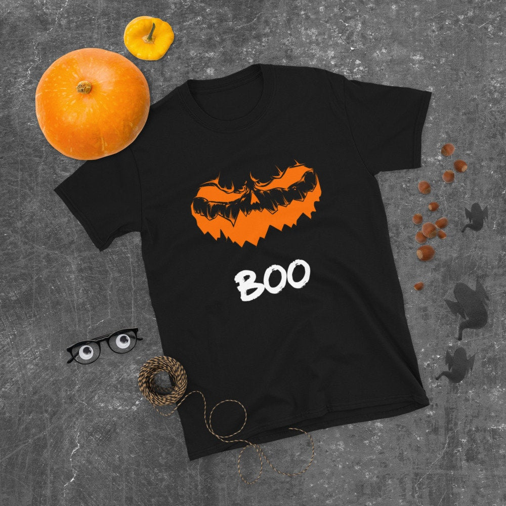 Jack O39Lantern Boo Scary Halloween T Shirt Graphic Tee – Soft Feel · Top Pick For Any Outfit