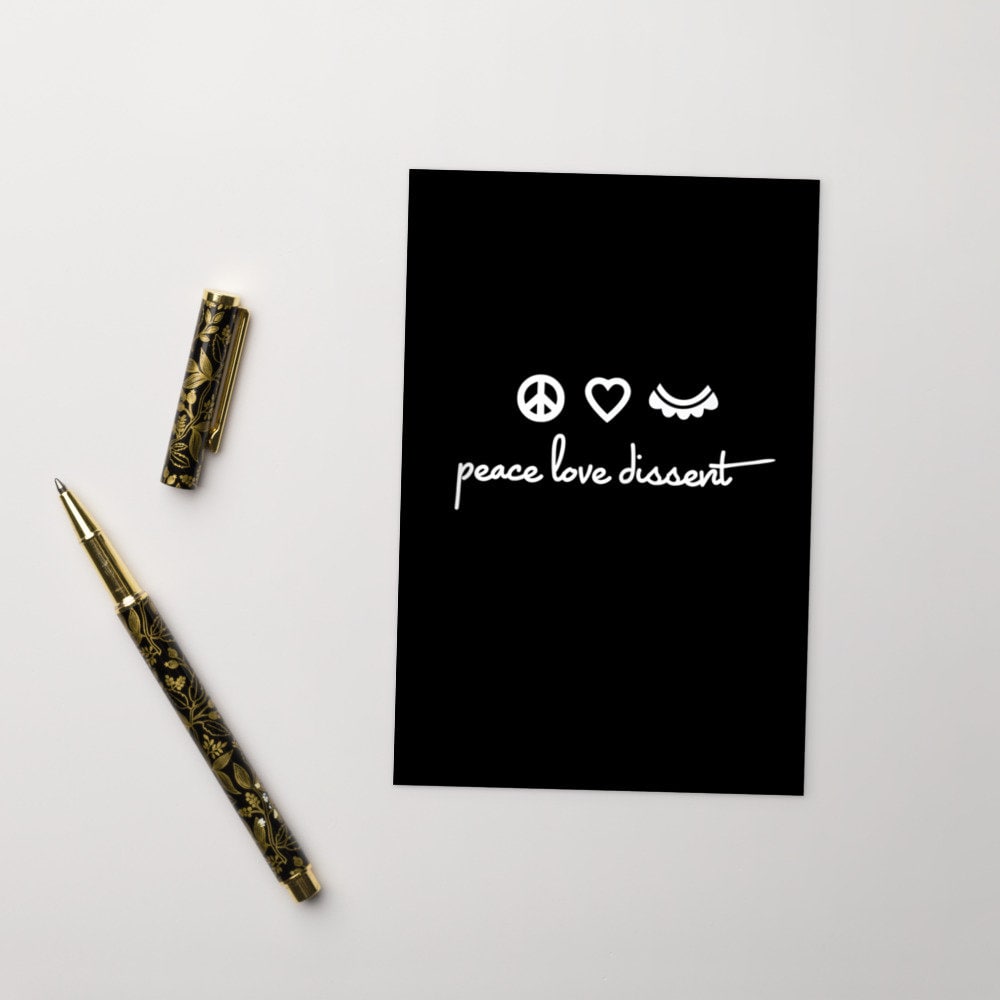 Peace Love Dissent Standard Postcard Graphic Tee – Soft Feel · Top Pick For Any Outfit