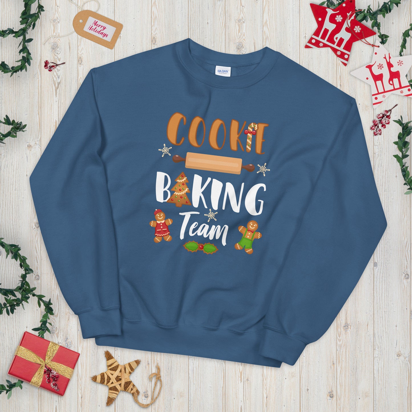 Cookie Baking Team Festive Unisex Sweatshirt Sweatshirt – Premium Graphic · Trending Graphic Apparel