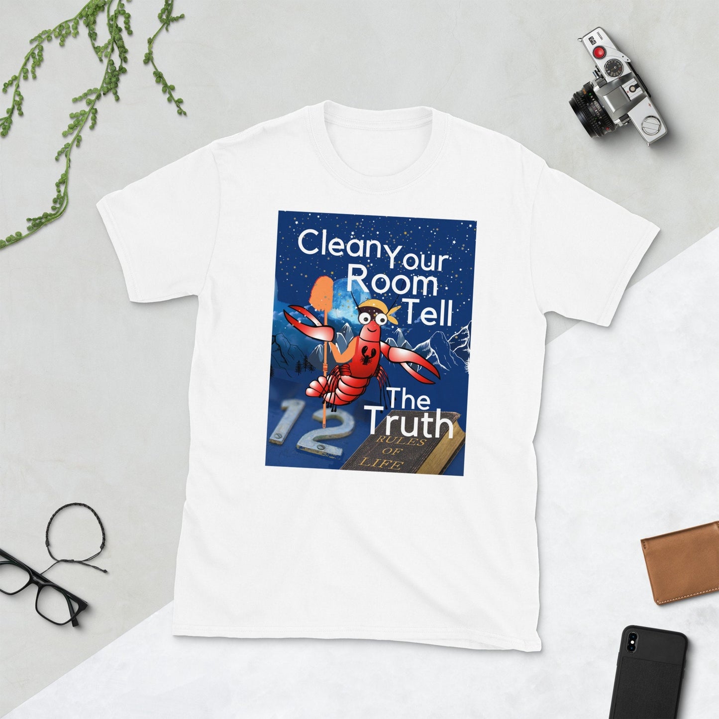 Clean Your Room Tell The Truth Jordan Hail Lobster Short Sleeve Unisex T Shirt Graphic Tee – Fan Favorite · Perfect For Daily Wear
