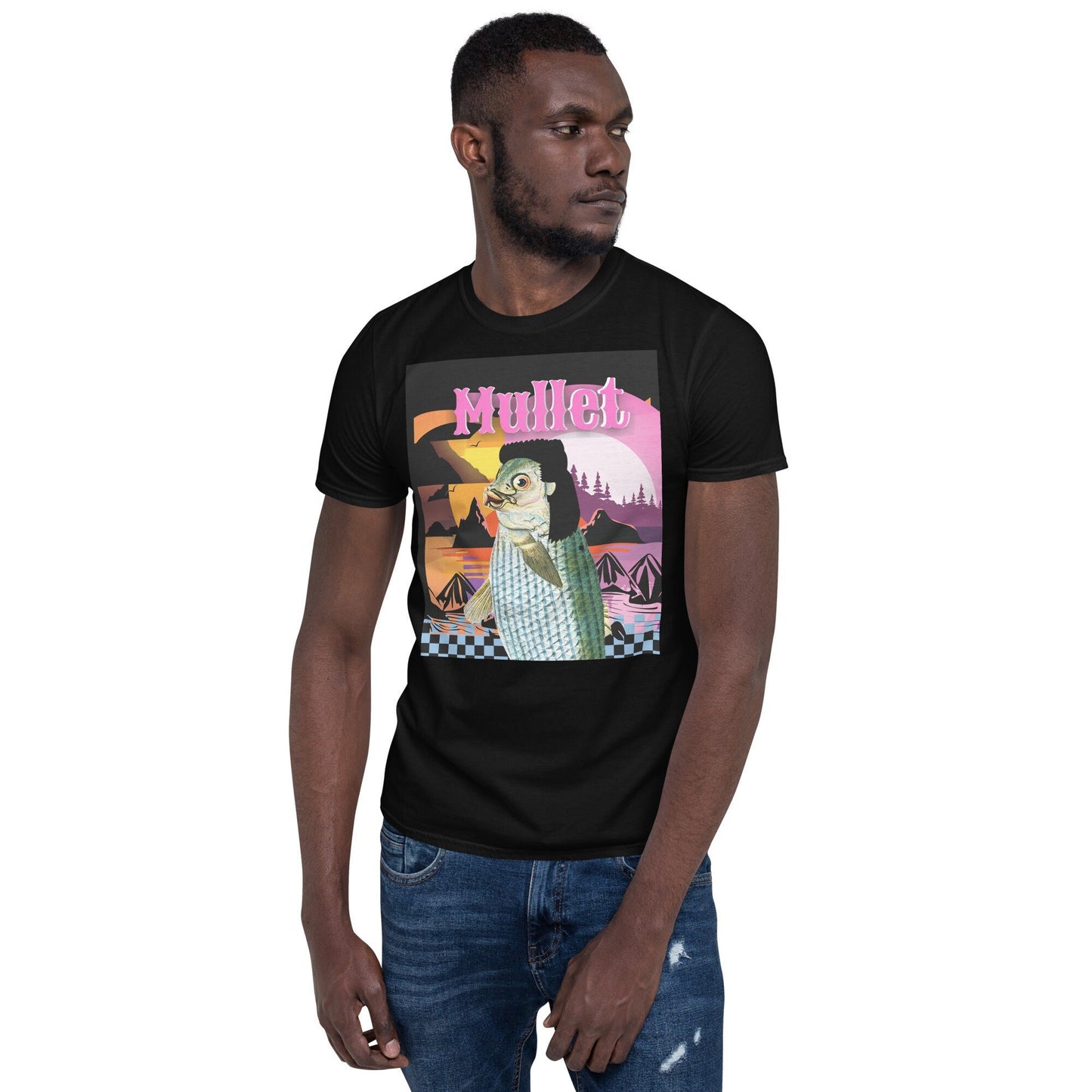 Mullet Lover Fisherman Short Sleeve Unisex T Shirt Graphic Tee – Bold Style · Top Pick For Any Outfit