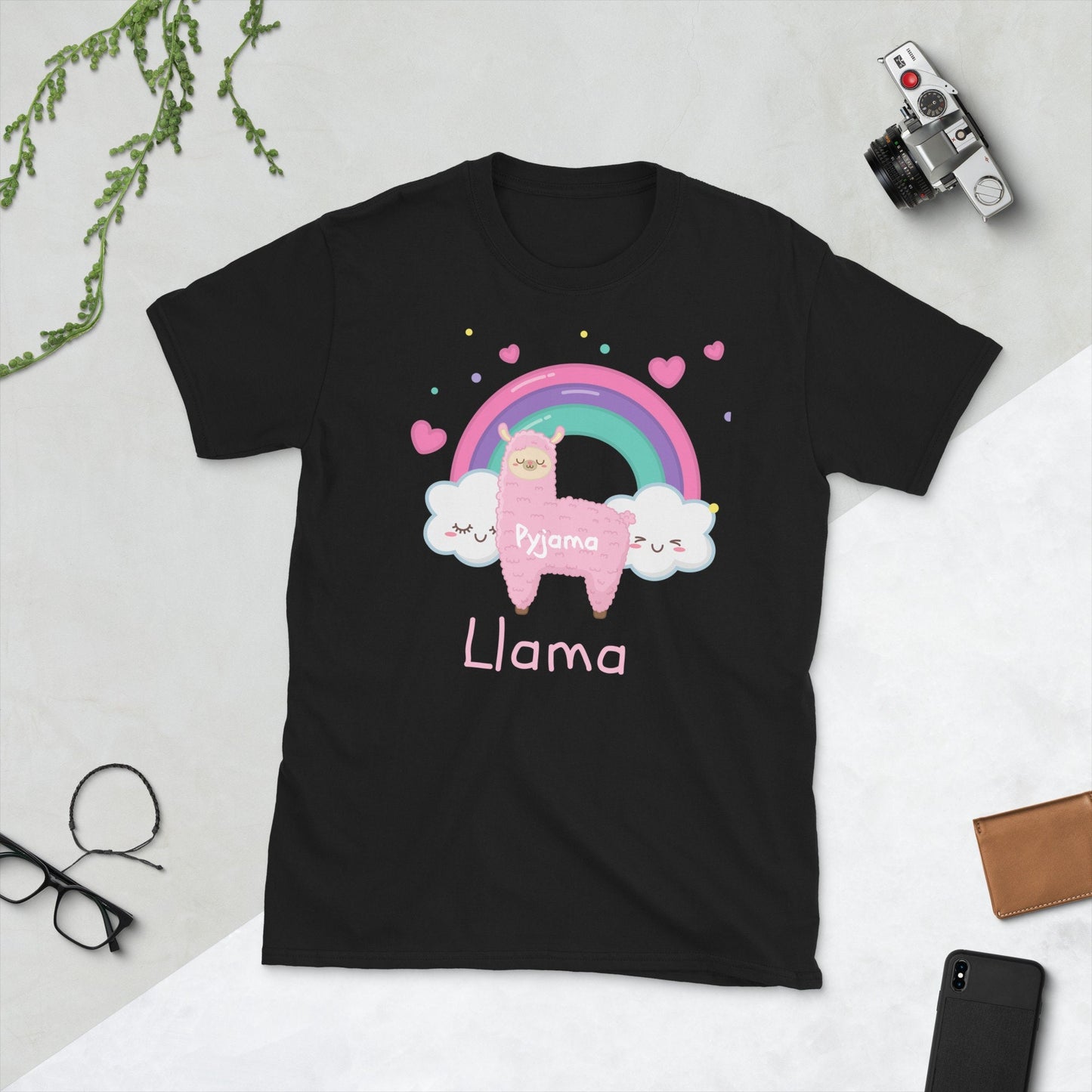 Pyjama Llama Short Sleeve Unisex T Shirt Graphic Tee – Fan Favorite · Perfect For Daily Wear
