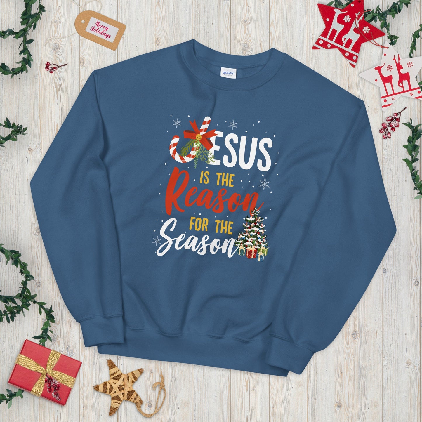The Reason for The Season Christmas Unisex Sweatshirt Sweatshirt – Everyday Comfort · High-Quality Print