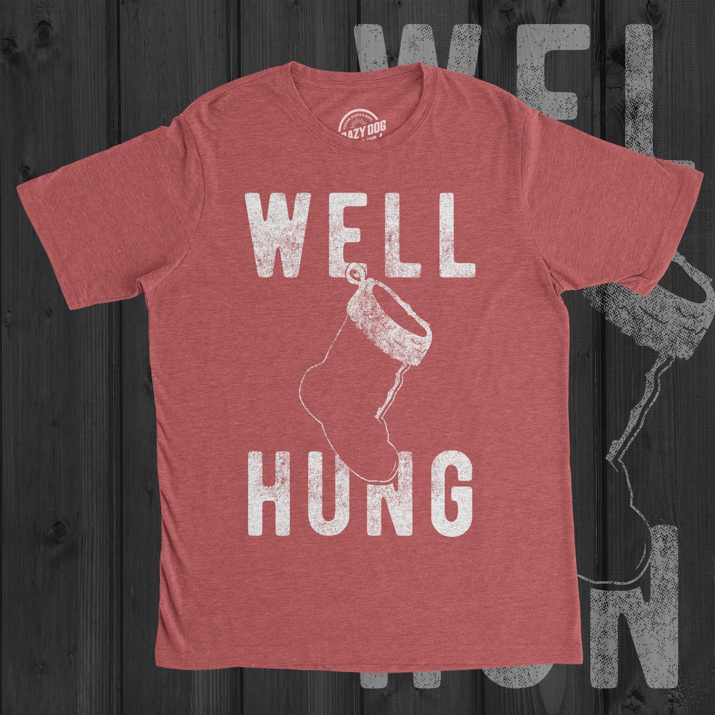 Rude Christmas Shirt Well Hung Christmas Stocking Shirt Funny T Shirt Xmas Offensive Xmas Gifts Funny Sarcastic Christmas Tshirts Graphic Tee – Soft Feel · Must-Have Style