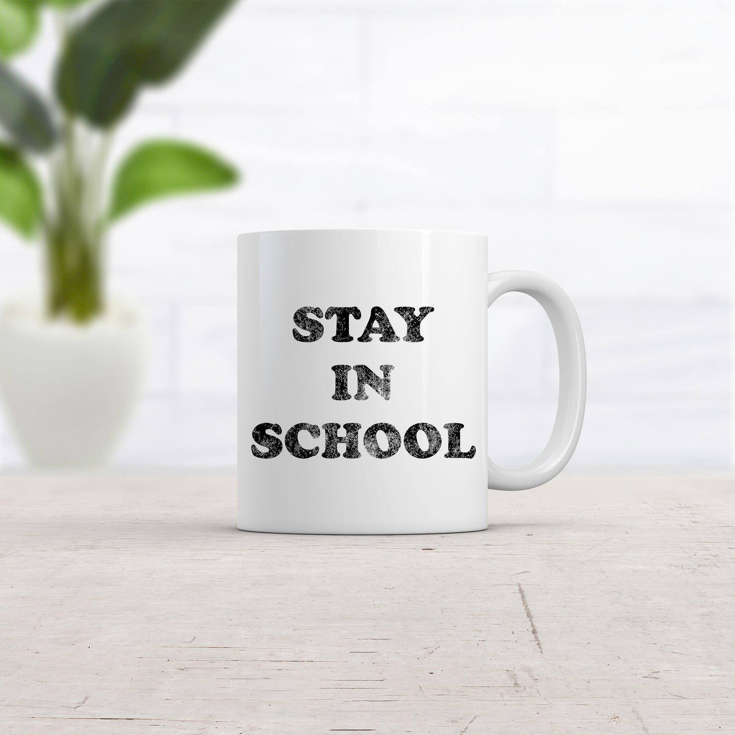 Teacher Coffee Mug Coffee Mug For Teacher Funny Coffee Mug Stay In School Teacher Gifts Funny School Mugs School Is Important Graphic Tee – Everyday Comfort · Perfect For Daily Wear