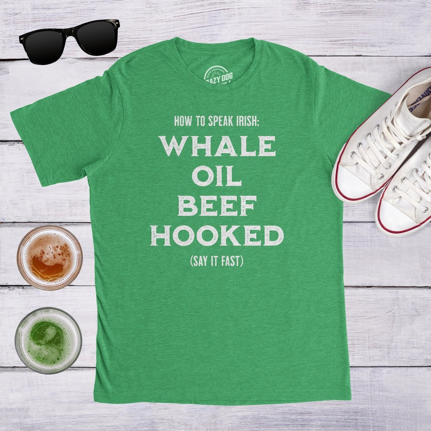 Whale Oil Beef Hooked Be Fucked St Patrick39s Days Shirt Beer Shirts Irish Shirts Funny Shirts Drinking Shirt Offensive Shirts Graphic Tee – Everyday Comfort · Must-Have Style