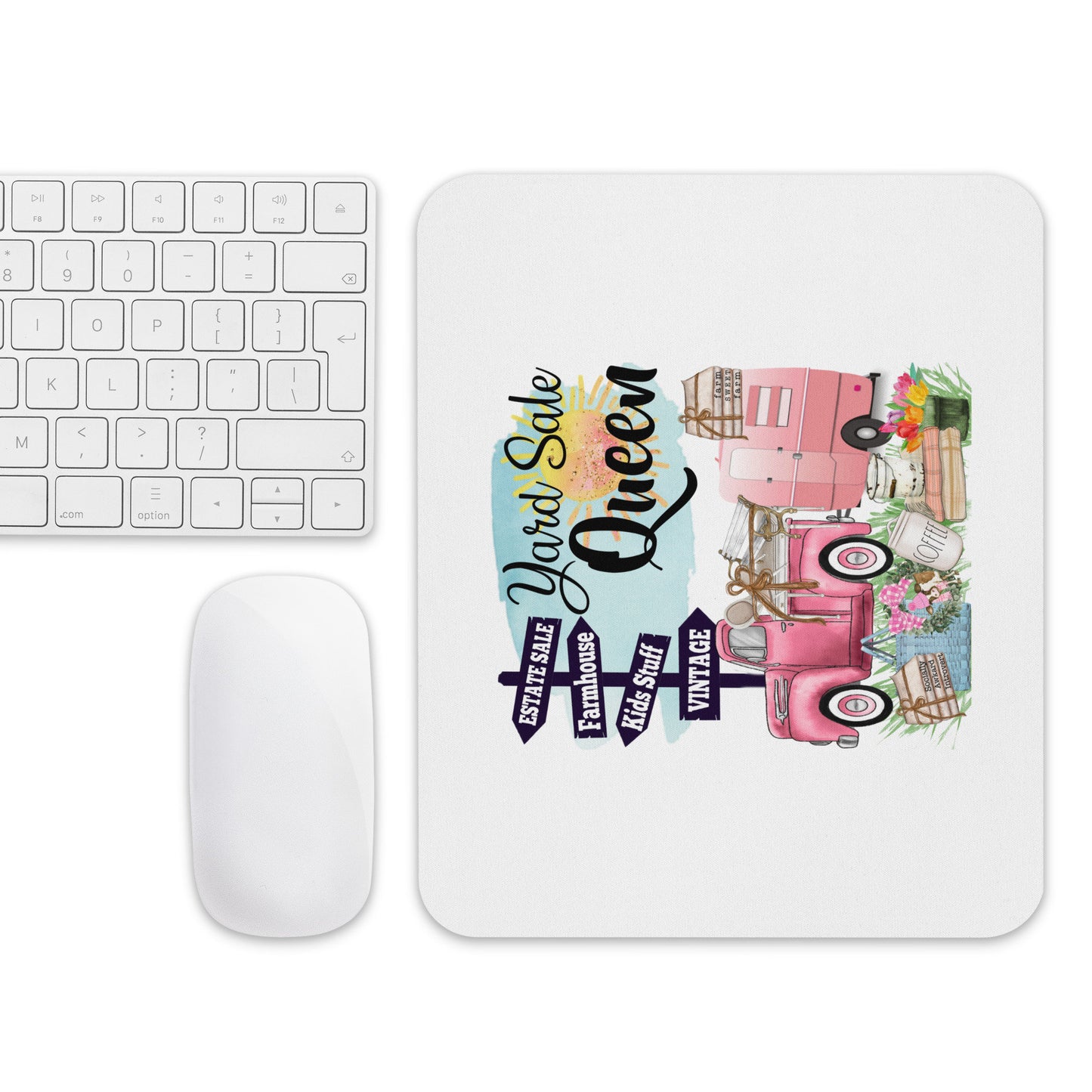 Yard Sale Queen Mouse pad Graphic Tee – Easygoing Wear · Great Gift For Fans