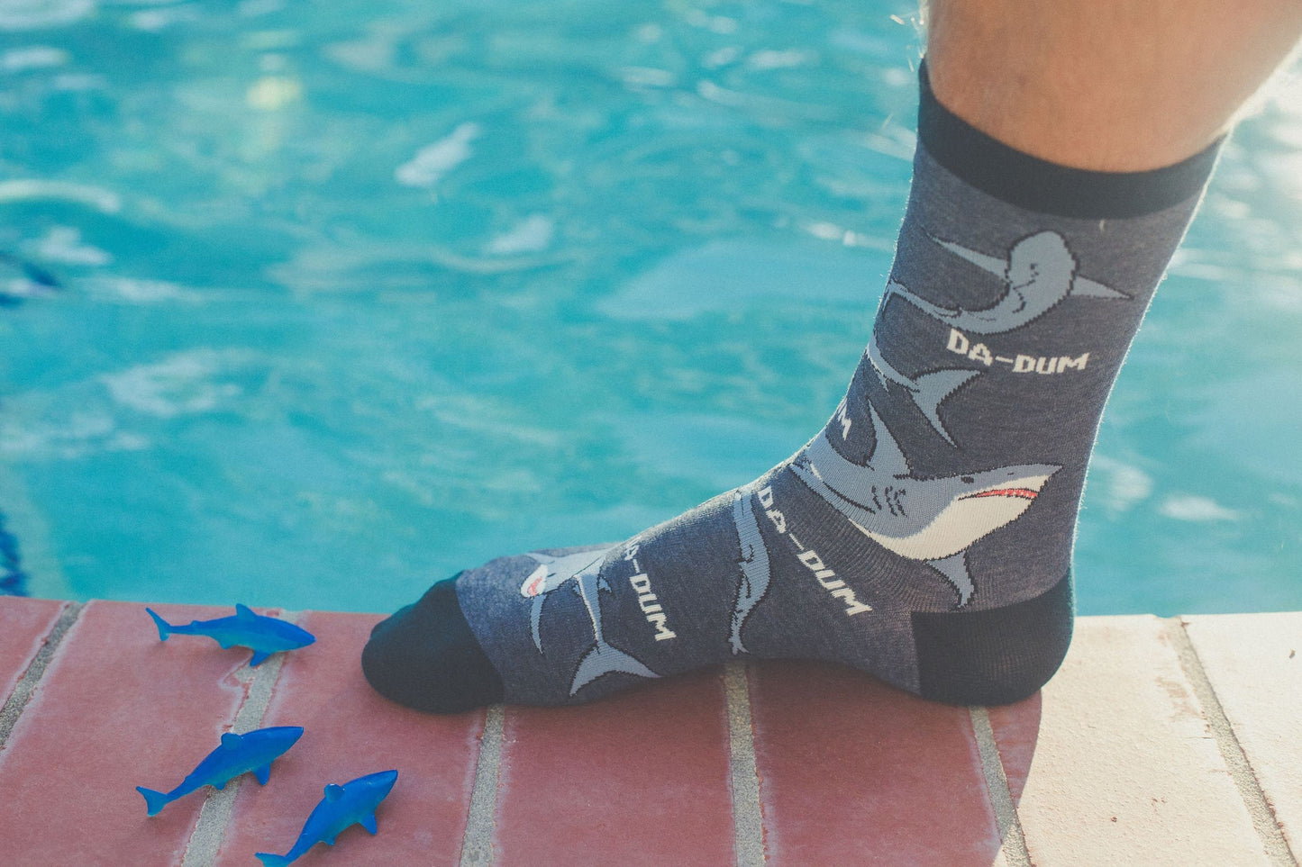 Shark Socks Da Dum Socks Kids Funny Socks Super Soft Ocean Socks Gifts for Him Funny Shark Socks Youth Socks Compression Socks Graphic Tee – Easygoing Wear · Must-Have Style