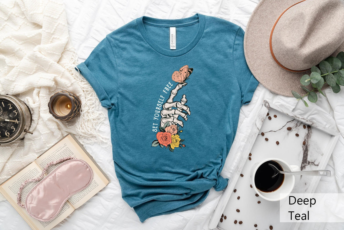 Set Yourself Free Shirt Skeleton Hand Shirt Mental health Shirt Therapy Shirt Therapist Shirt Motivational Shirt Self Love Club Shirt Graphic Tee – Premium Graphic · Top Pick For Any Outfit