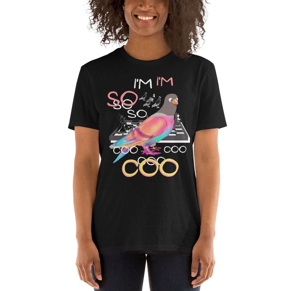 Pigeon Coo Cool Short Sleeve Unisex T Shirt Graphic Tee – Cozy Vibes · Top Pick For Any Outfit