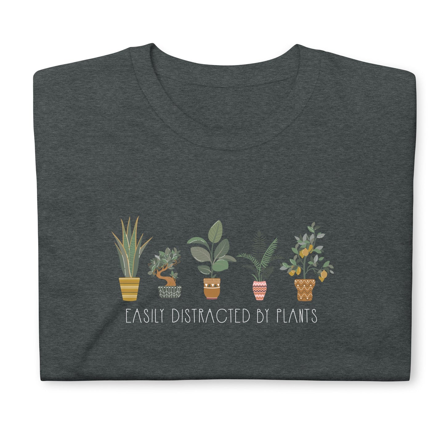 House Plants Shirt Bonsai Tree Tshirt Citrus Easily Distracted by Plants Shirt Plant Mom Gift Graphic Tee – Aesthetic Look · Trending Graphic Apparel