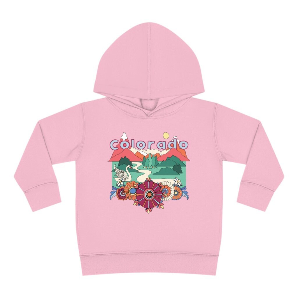 Colorado Toddler Hoodie Boho Mountain Unisex Colorado Toddler Sweatshirt Personalization Available Hoodie – Bold Style · Trending Graphic Apparel