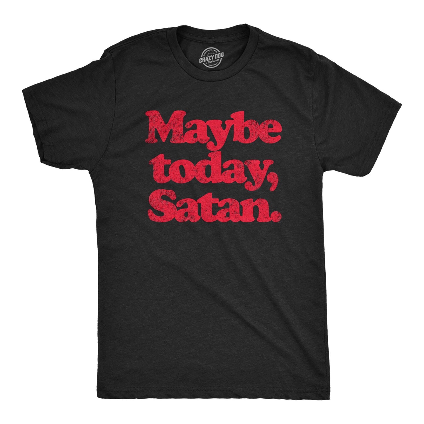 Maybe Today Satan Halloween Shirt Spooky Shirt Funny Halloween Tee Halloween 666 Evil Shirts Devil Shirts Funny Shirts Graphic Tee – Soft Feel · Top Pick For Any Outfit