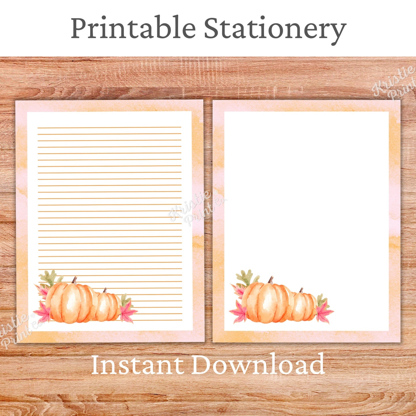 Pumpkin Writing Paper Fall Stationery Set Digital Stationery Autumn Stationery Cute Letter Paper Thanksgiving Stationery Lined Paper Graphic Tee – Easygoing Wear · Trending Graphic Apparel