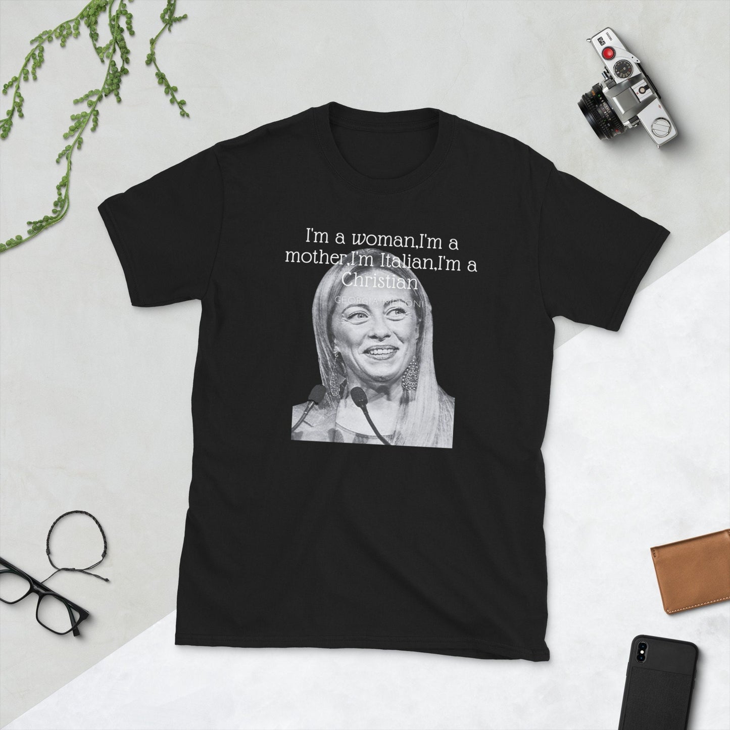 Georgia Meloni Short Sleeve Unisex T Shirt Graphic Tee – Everyday Comfort · Great Gift For Fans