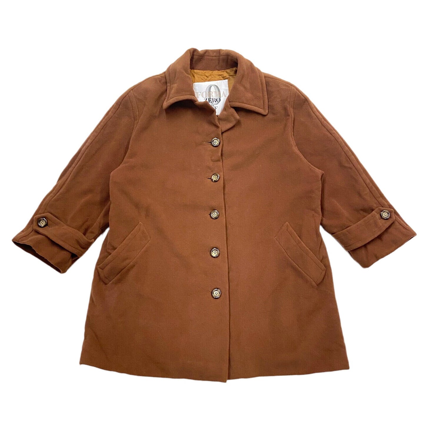 Forma Zero By Gianfranco Ferre Womens Wool Coat Vintage Designer Brown VTG Graphic Tee – Soft Feel · Great Gift For Fans