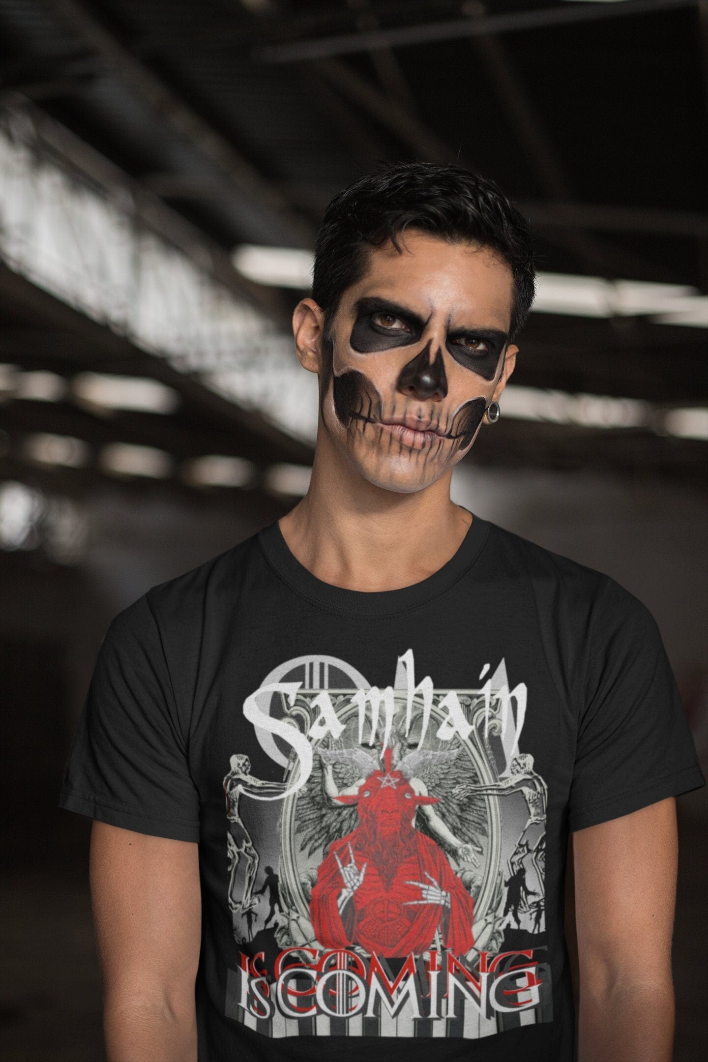 Samhain Halloween Costume Short Sleeve Unisex T Shirt Graphic Tee – Easygoing Wear · Must-Have Style