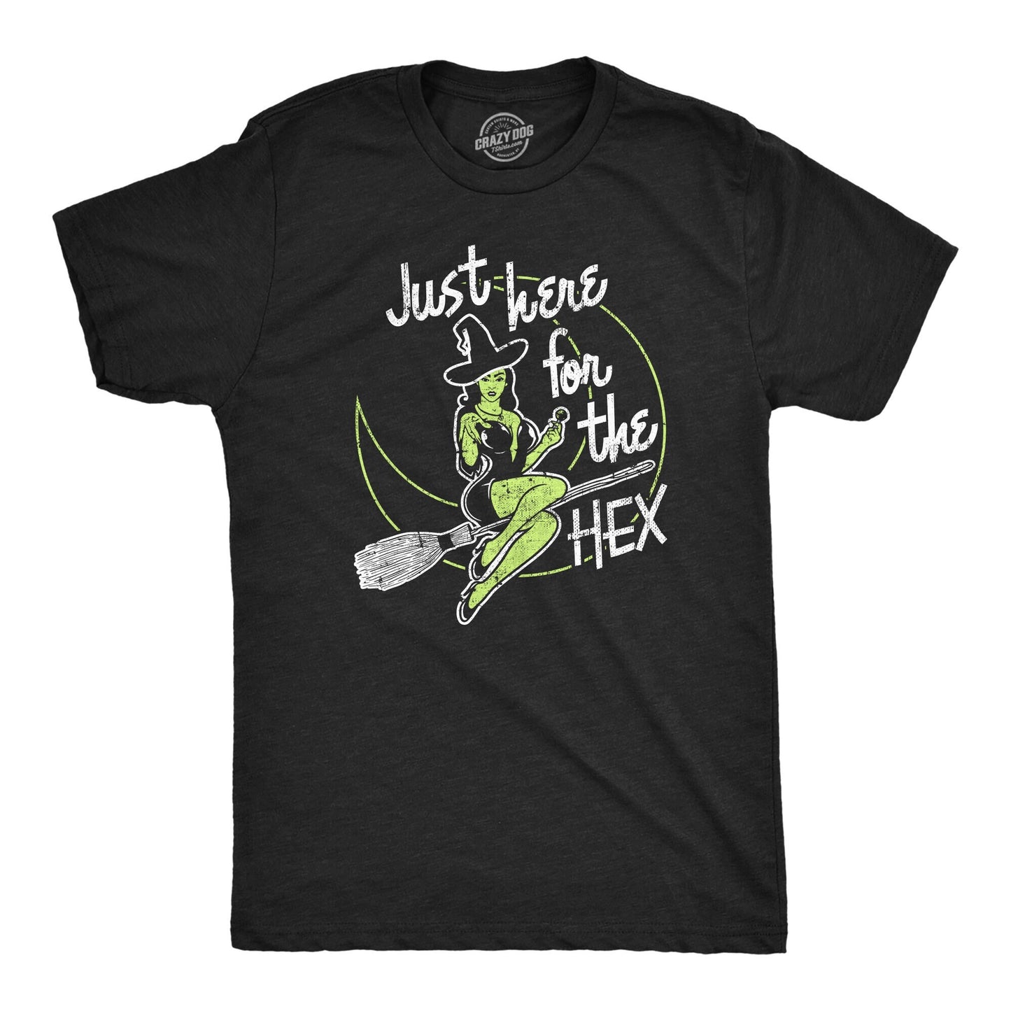 Just Here For the Hex Witch T shirt Halloween Shirt Mens Funny Halloween Shirt Halloween Costume Ideas Innuendo Graphic Tee – Premium Graphic · Perfect For Daily Wear