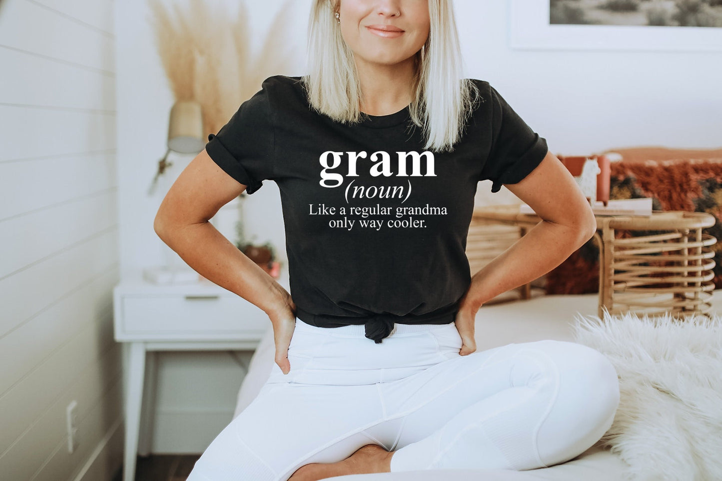 Gram Grandma Grandmother Mothers Day Definition Shirt Gifts Funny Tee Tshirt Men Women Him Her Graphic Tee – Easygoing Wear · High-Quality Print