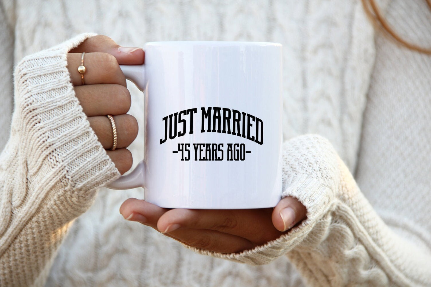 45th Anniversary 45 Years Wedding Married Mug Gifts Funny Coffee Cup Men Women Him Her Graphic Tee – Fan Favorite · Must-Have Style