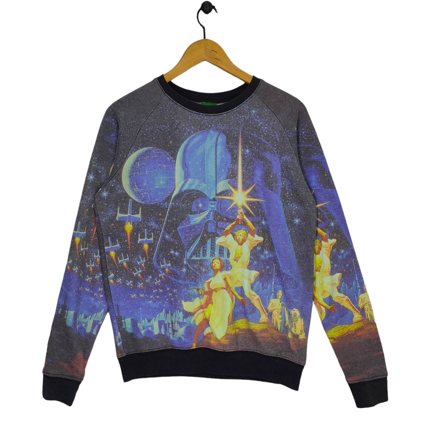 Star Wars All Over Print Raglan Sweatshirt Star Wars Sweater Jumper Pullover Crewneck Graphic Mens Size S Sweatshirt – Fan Favorite · Trending Graphic Apparel