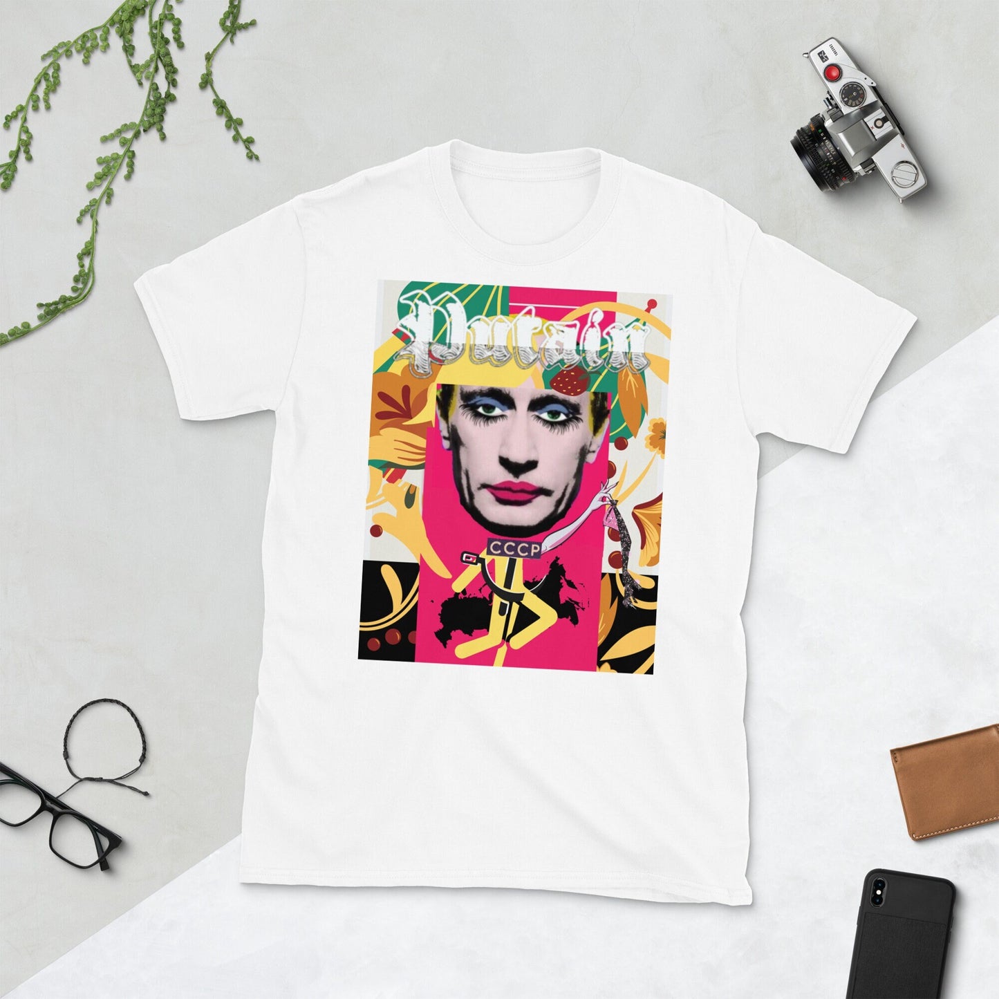 Putin Putain Bitch Short Sleeve Unisex T Shirt Graphic Tee – Bold Style · Top Pick For Any Outfit