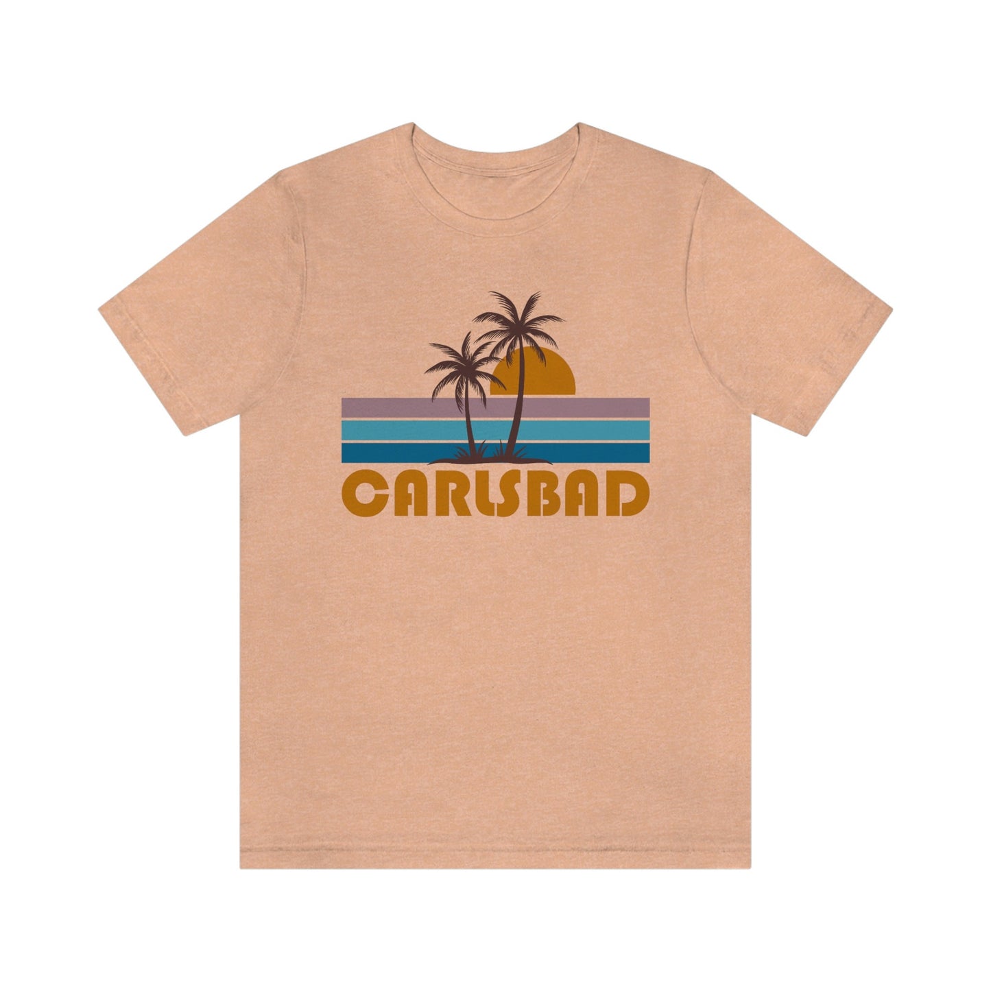 Carlsbad California TShirt Retro Palm Tree Unisex Carlsbad Shirt Personalization Available Graphic Tee – Fan Favorite · Must-Have Style