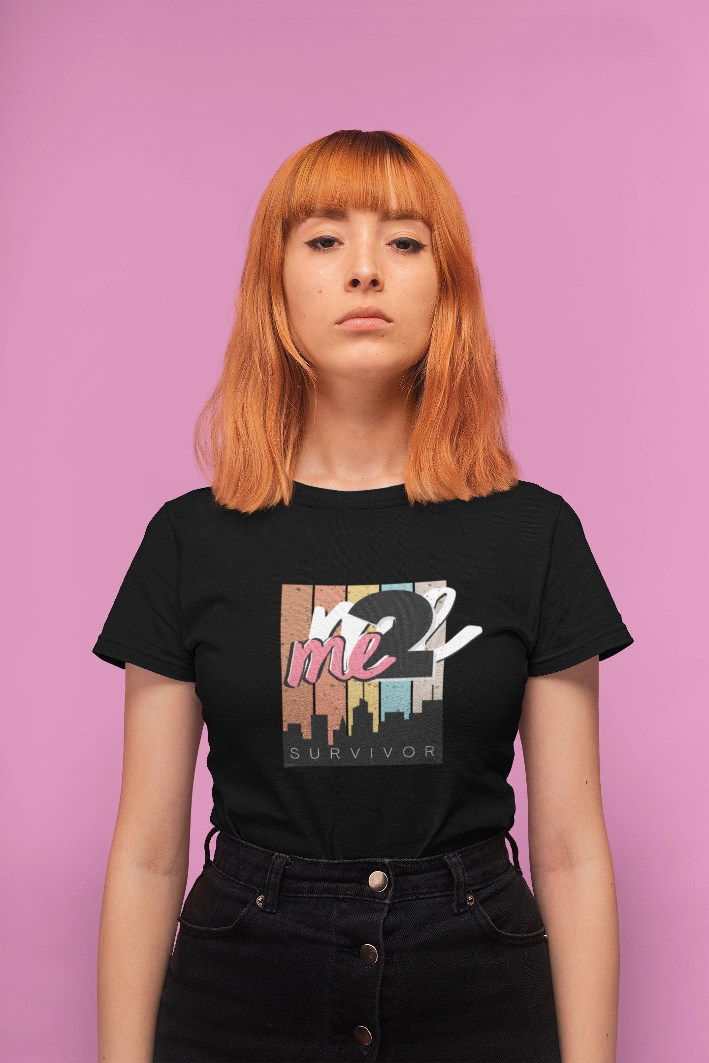 Me Too Survivor Short Sleeve Unisex T Shirt Graphic Tee – Aesthetic Look · Perfect For Daily Wear