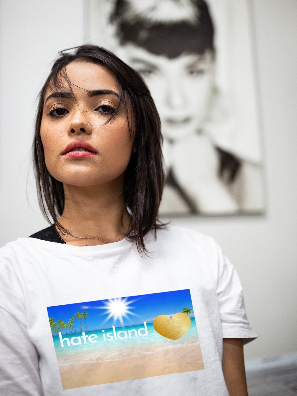Hate Island Love SummerShort Sleeve Unisex T Shirt Graphic Tee – Everyday Comfort · Trending Graphic Apparel