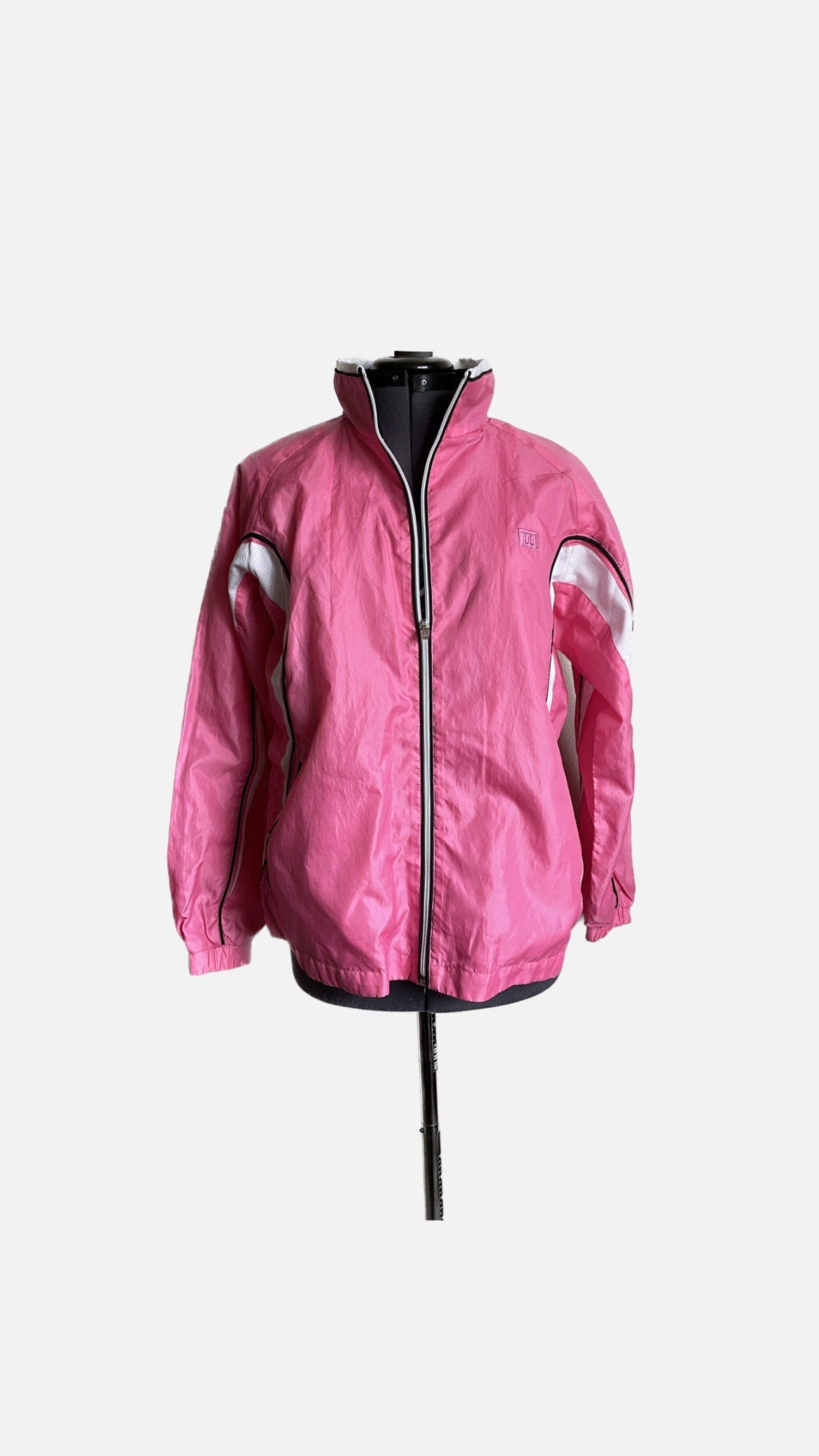 Wilson Tennis Bubble Gum Pink Windbreaker Jacket 90s Y2K Size Small Graphic Tee – Easygoing Wear · Top Pick For Any Outfit