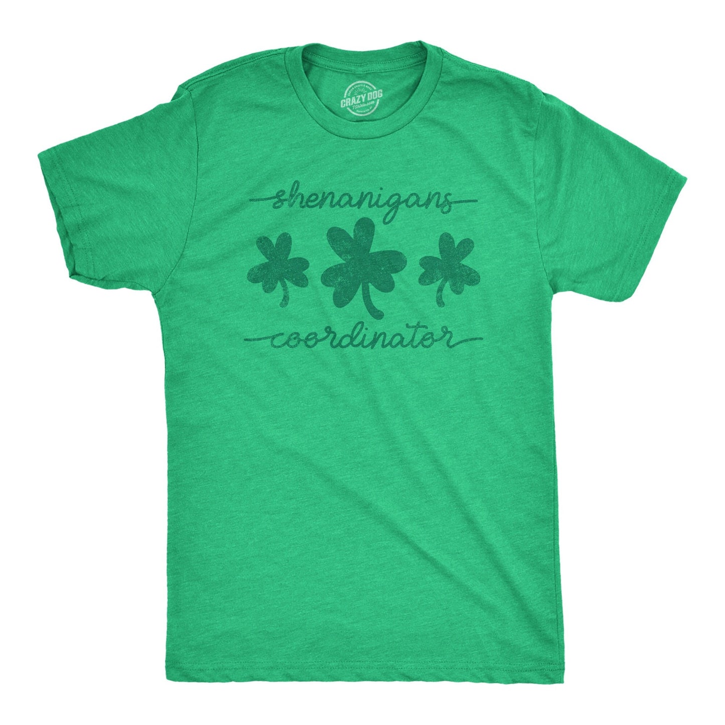 Shenanigans Coordinator Saint Patricks Day Shirt Shenanigans Shirt Lucky Green shirt Shamrock Shirt Clover Shirt Funny Shirts Mens Graphic Tee – Premium Graphic · Must-Have Style