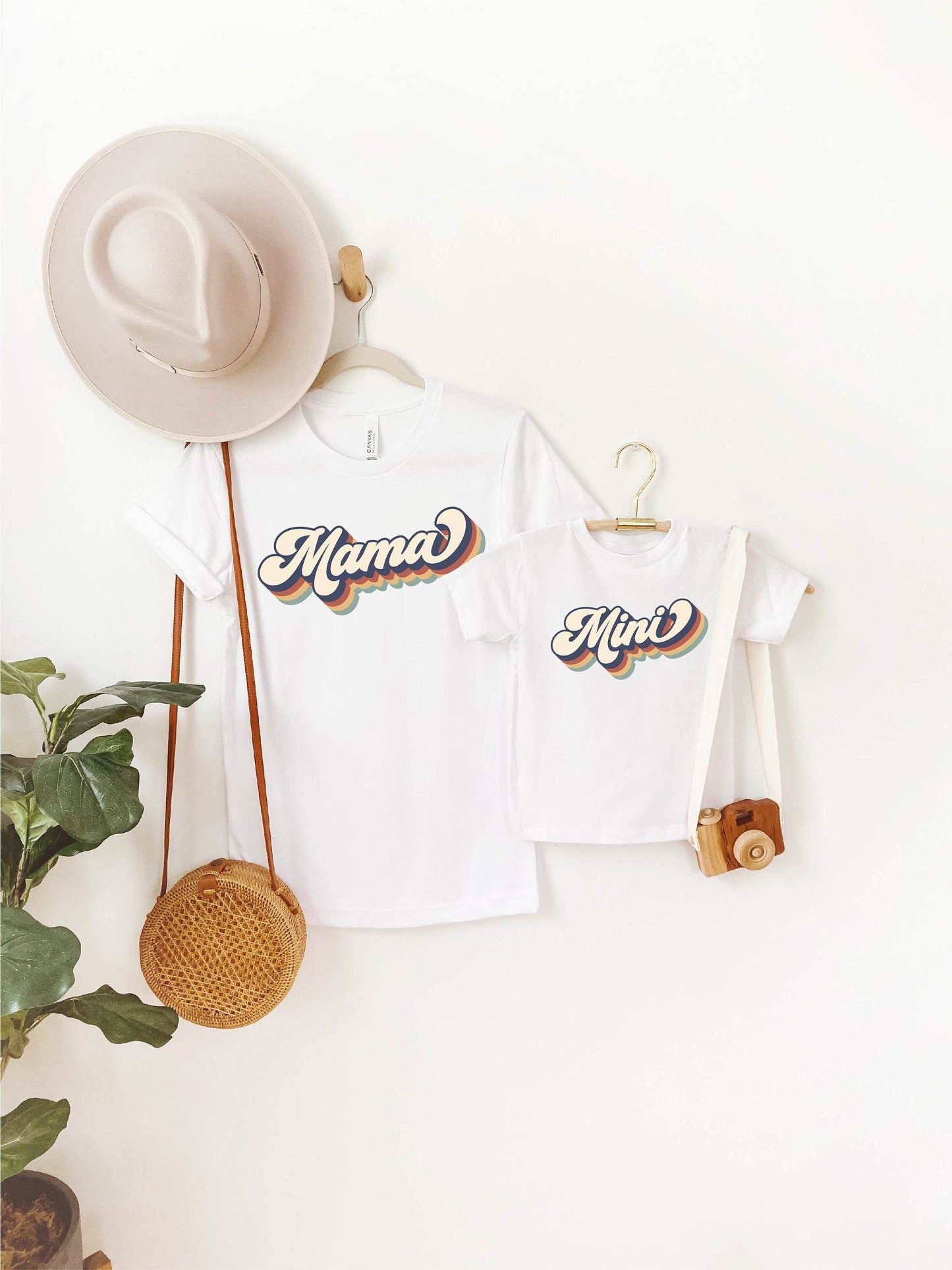 Retro Mama Shirt Retro Mini Shirt Mama Mini Matching Shirt Mama Shirt Mom Shirt New Mom Shirt Gift For Mom Mini Shirt Gift For Wife Graphic Tee – Soft Feel · High-Quality Print