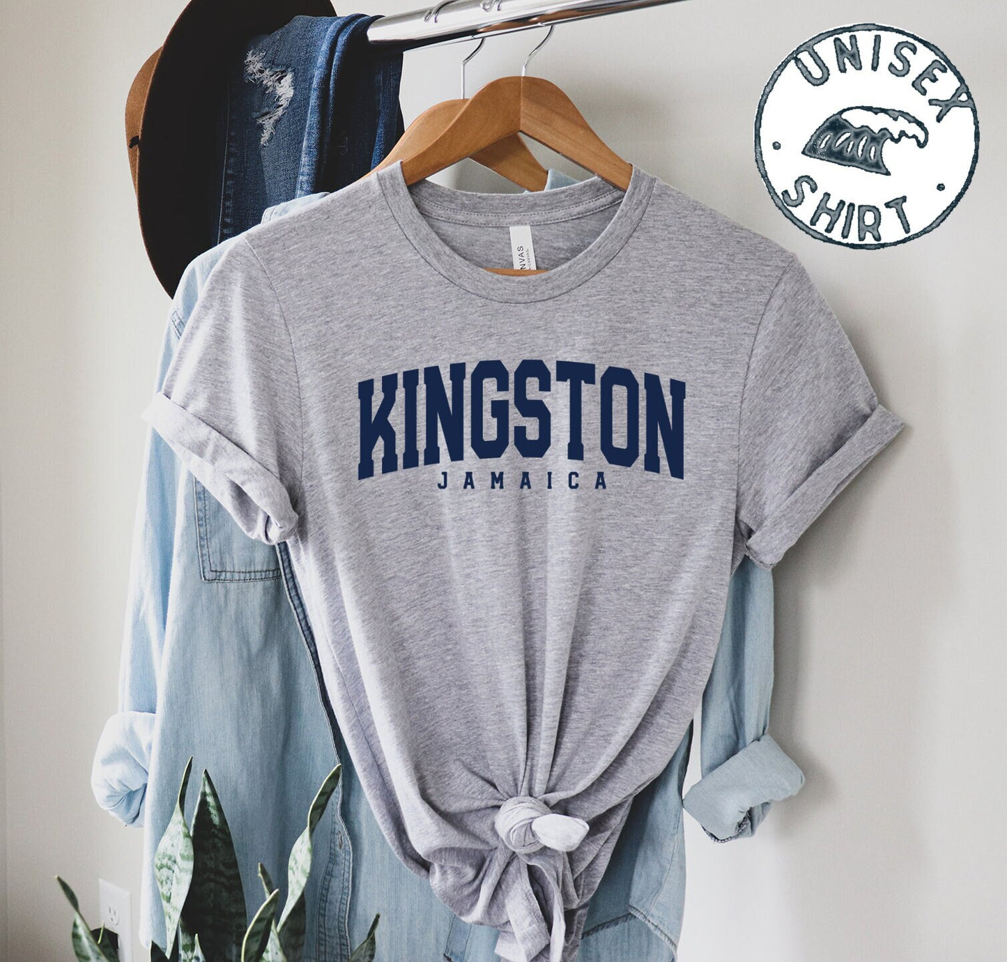 Kingston Jamaica Shirt Gifts Funny Tee Tshirt Men Women Him Her Graphic Tee – Bold Style · Perfect For Daily Wear
