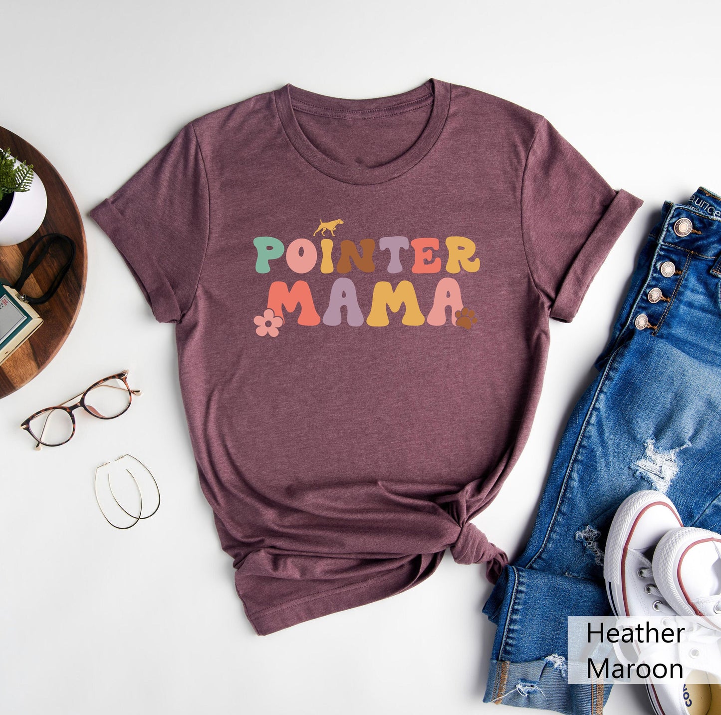 Pointer Mama Shirt Gift For Dog Moms Dog Mama Sweatshirt Dog Lover T Shirt GSP Mama Shirt German Short Haired Pointer Tee Cute Dog Tee Sweatshirt – Warm & Stylish · Must-Have Style