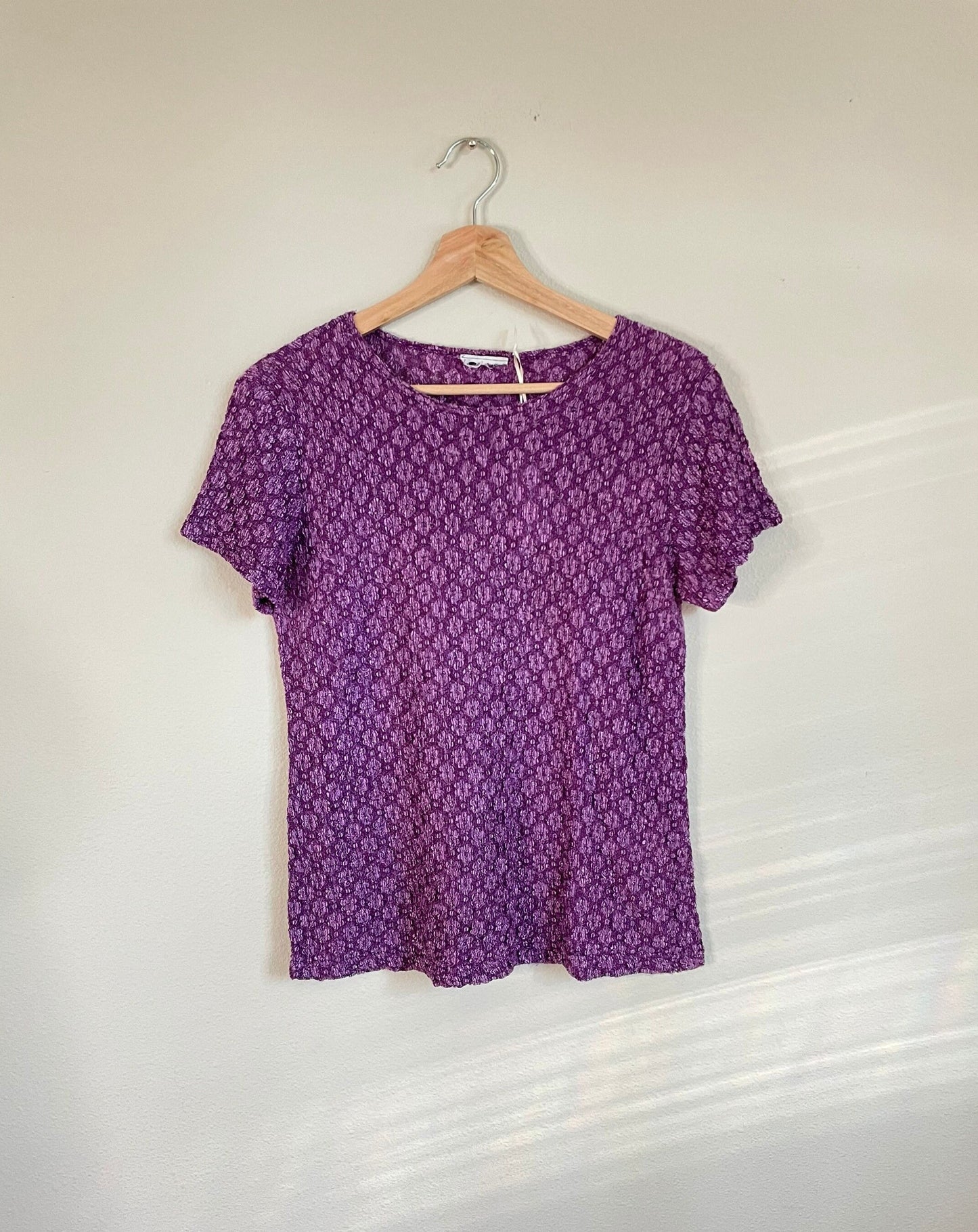 Purple Lace Floral T shirt Y2K Early 2000s Medium M Graphic Tee – Fan Favorite · Great Gift For Fans