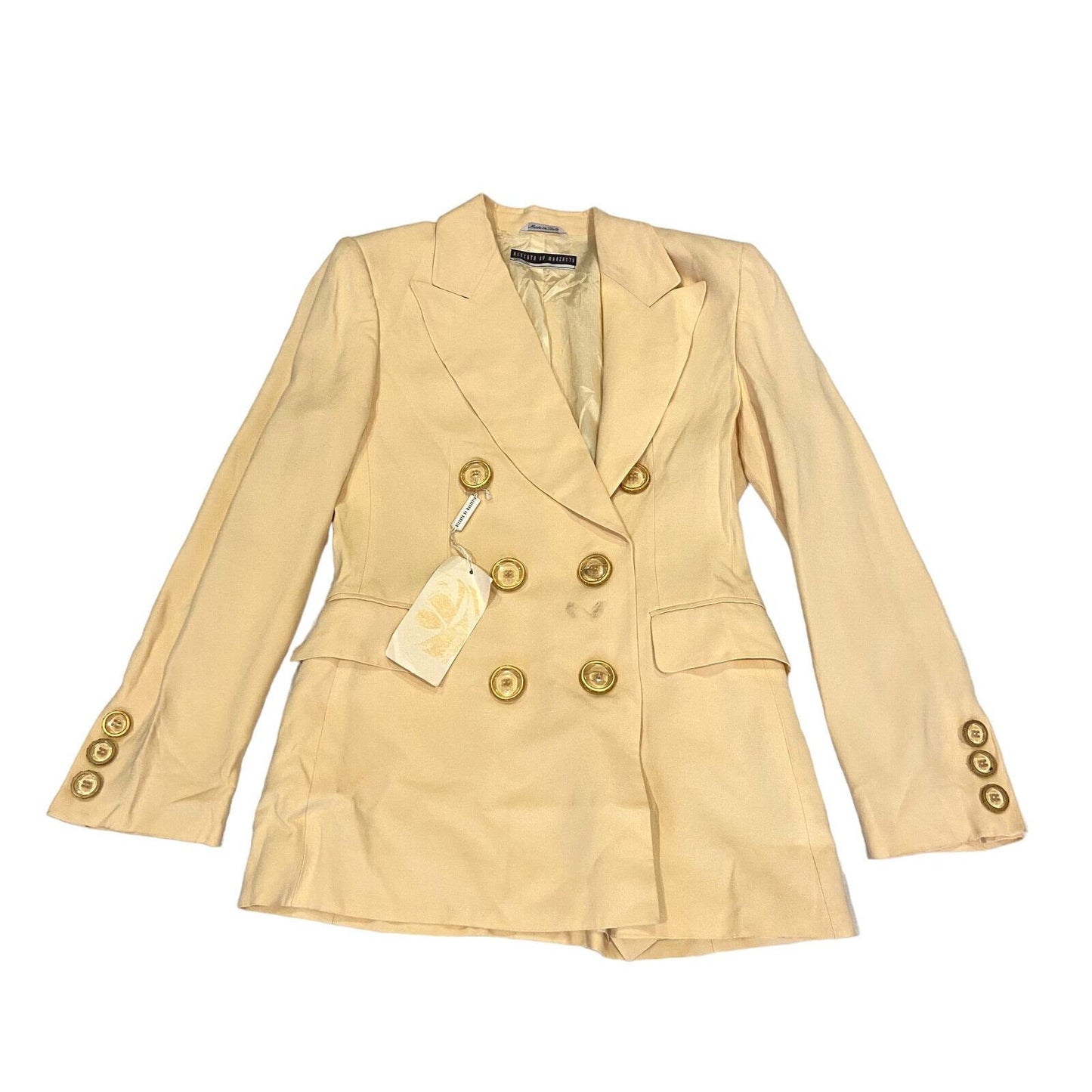 Accento By Marzotto Women39s Blazer Jacket Vintage High End Designer Yellow VTG Graphic Tee – Easygoing Wear · Great Gift For Fans