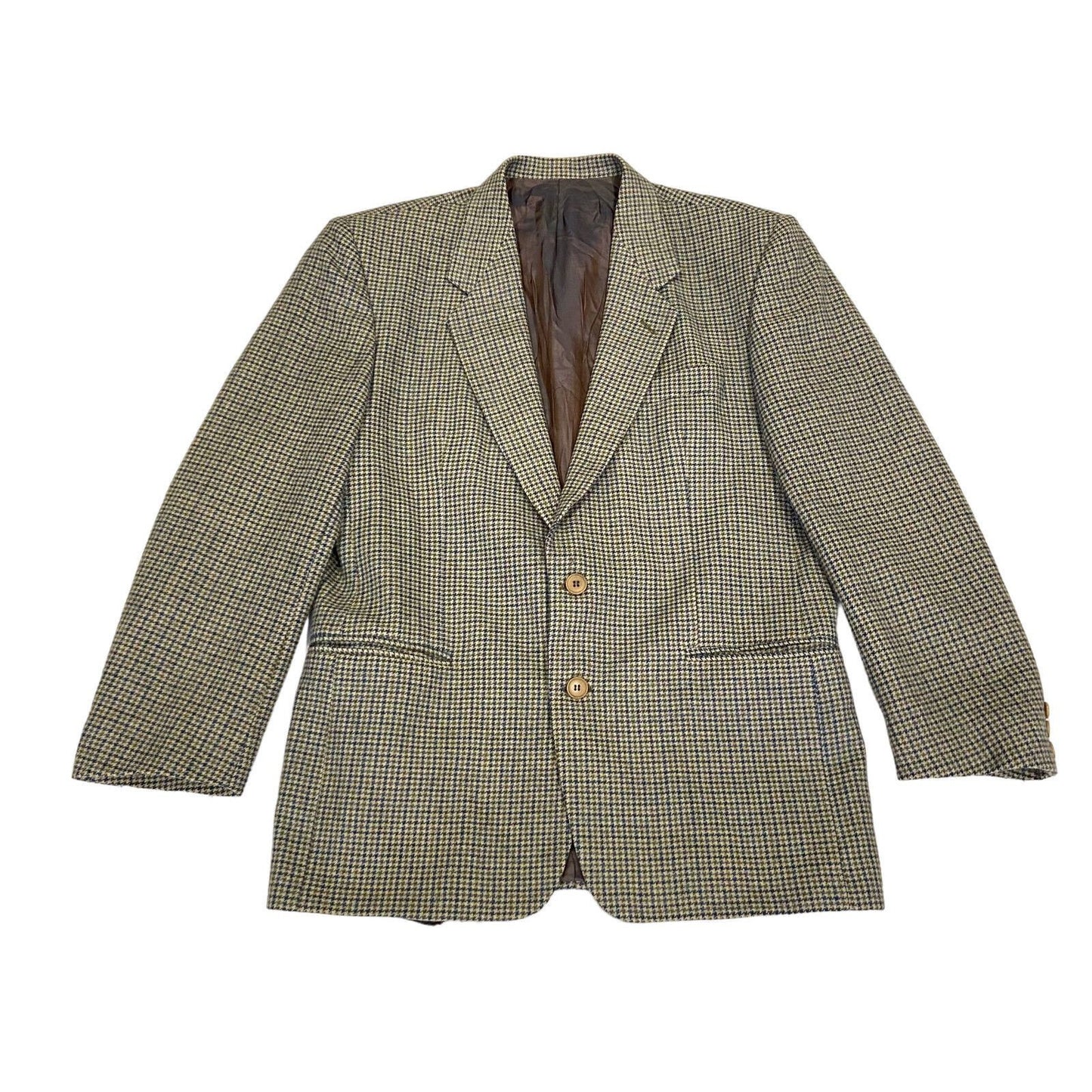 Zip Preeminent Superiority Houndstooth Blazer Jacket Vintage Designer Suit VTG Graphic Tee – Easygoing Wear · High-Quality Print