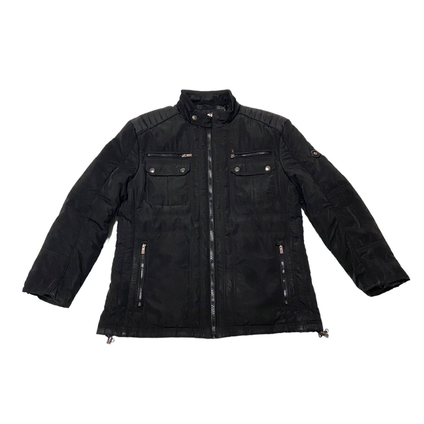 Marville Padded Yachting Sailing Jacket Vintage High End Designer XL Black Graphic Tee – Cozy Vibes · Must-Have Style