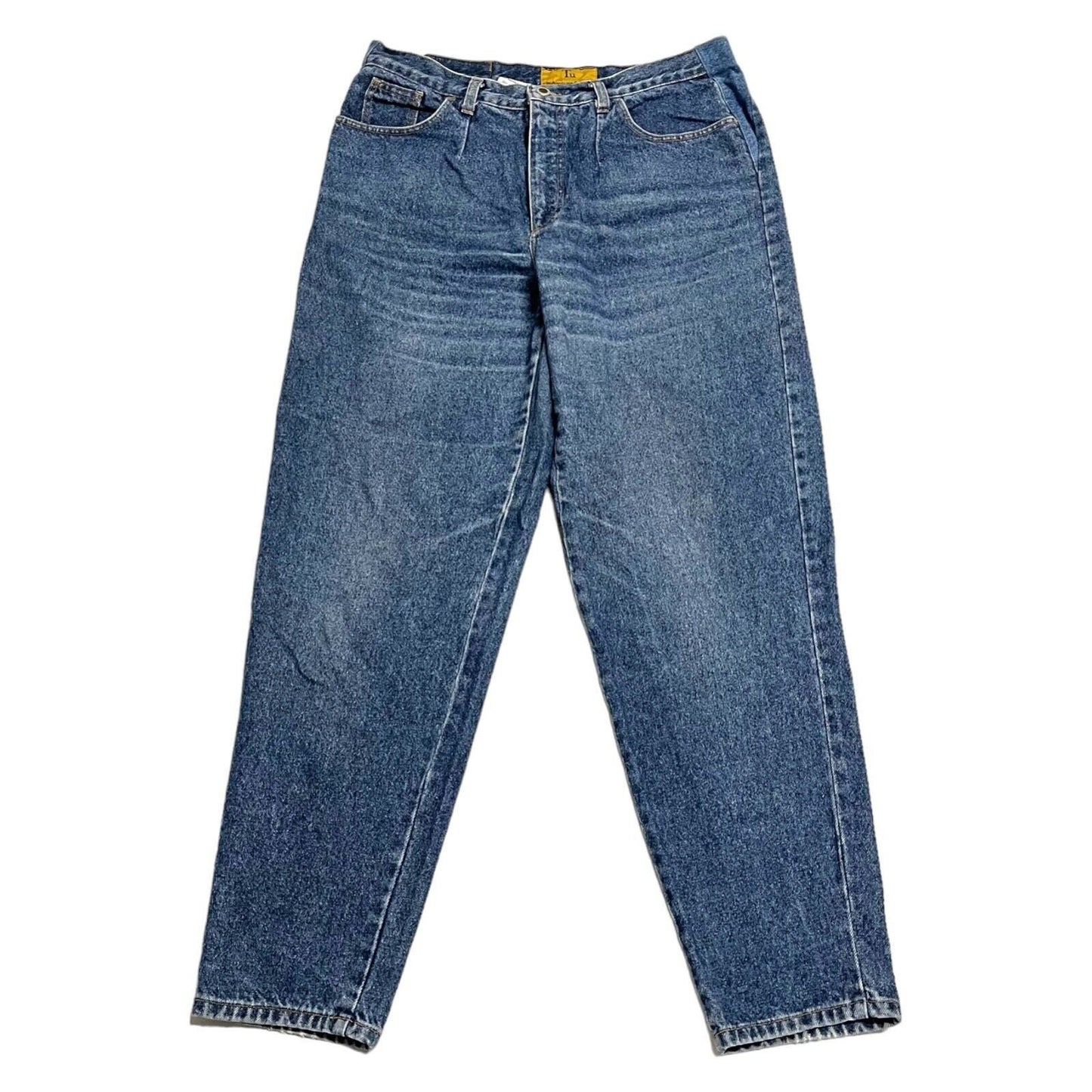 Tu By Nazareno Gabrielli Tapered Jeans Vintage Designer Denim Trousers Blue Graphic Tee – Bold Style · Must-Have Style
