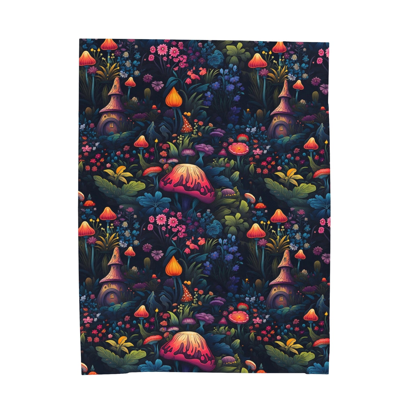Fairy Tale Forest Velveteen Blanket Wrap Yourself in Enchantment Graphic Tee – Warm & Stylish · Great Gift For Fans