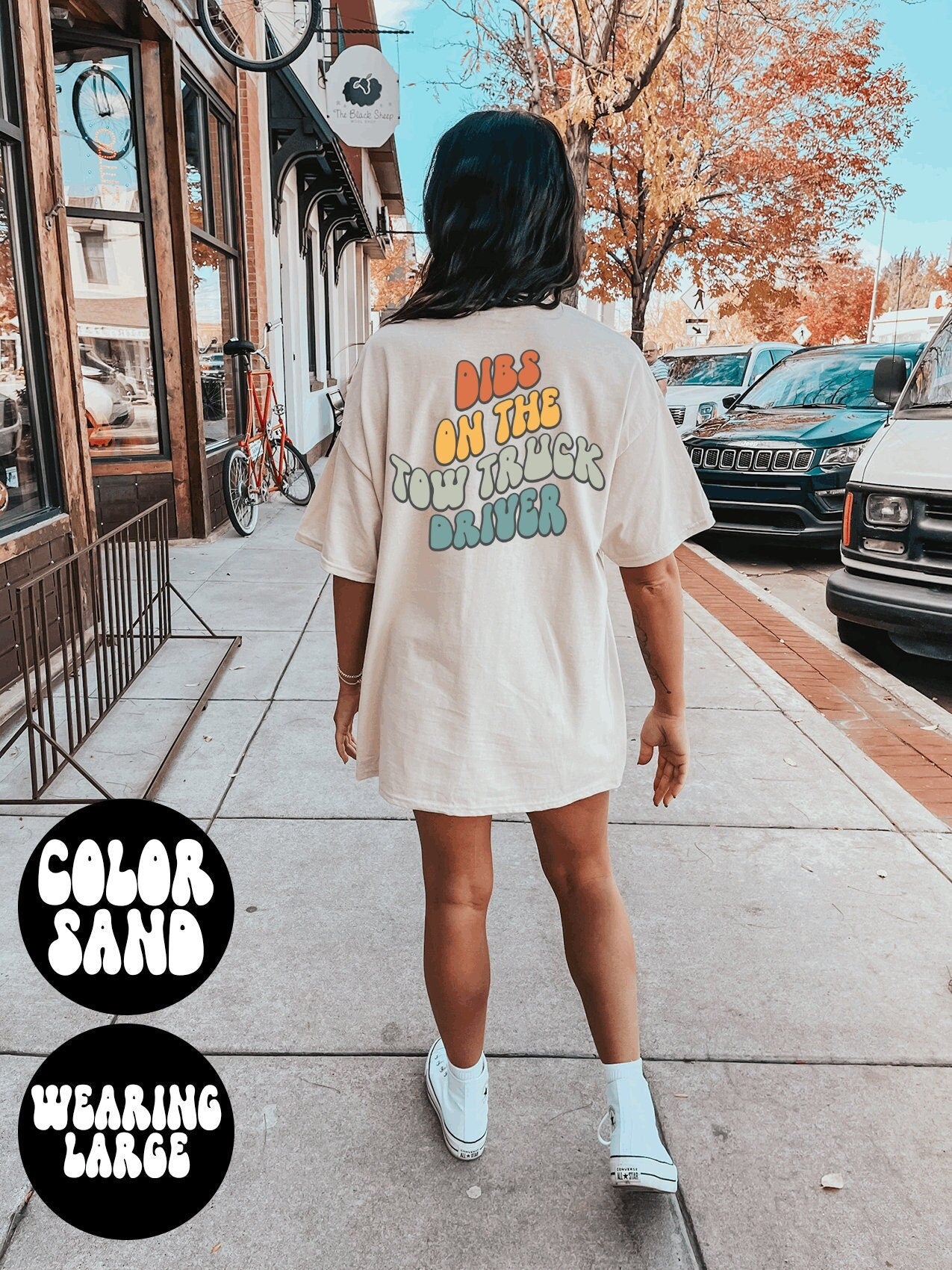 Tow Truck Driver Wife Husband Girlfriend BACK PRINT Shirt Gifts Tshirt Tees TShirt Unisex Funny Graphic Tee – Fan Favorite · Perfect For Daily Wear