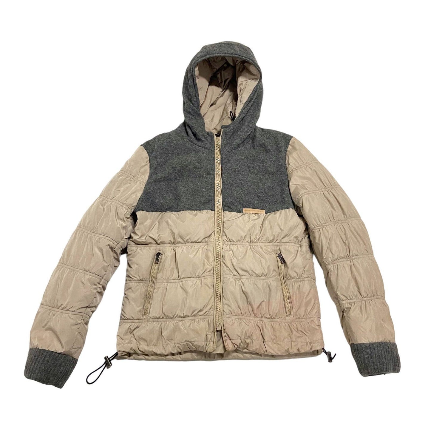 Ballantyne Women39s Reversible Hooded Puffer Jacket Vintage Designer Coat Beige Graphic Tee – Aesthetic Look · High-Quality Print