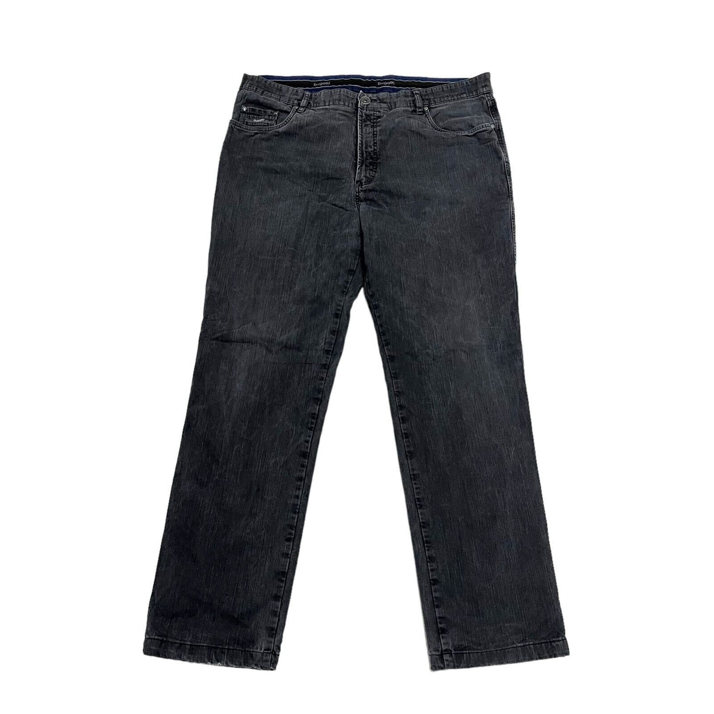 Bugatti Straight Leg Jeans Vintage High End Designer Dark Grey Denim VTG Graphic Tee – Warm & Stylish · High-Quality Print