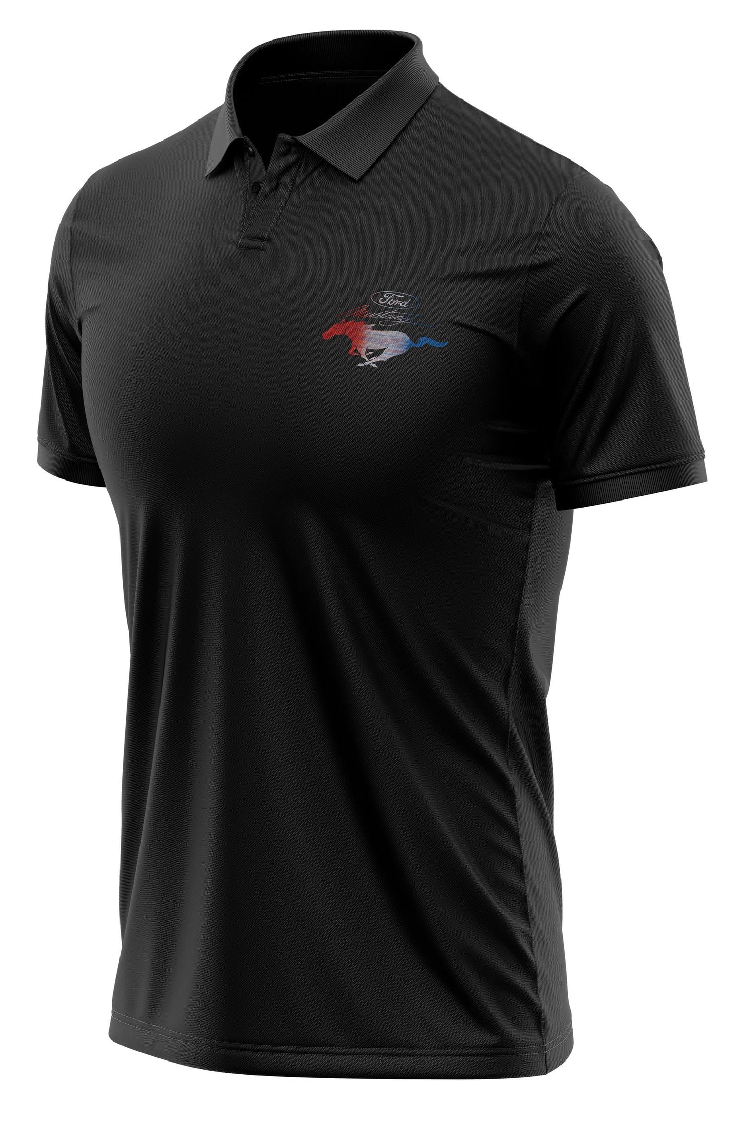 Ford Mustang RWB Cool Polyester Polo Shirt Graphic Tee – Aesthetic Look · High-Quality Print