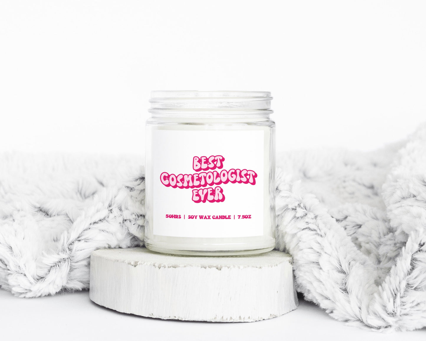 Cosmetologist Cosmetology Graduation Gifts Funny Candle Housewarming Soy Wax Scented Decor Graphic Tee – Easygoing Wear · Must-Have Style
