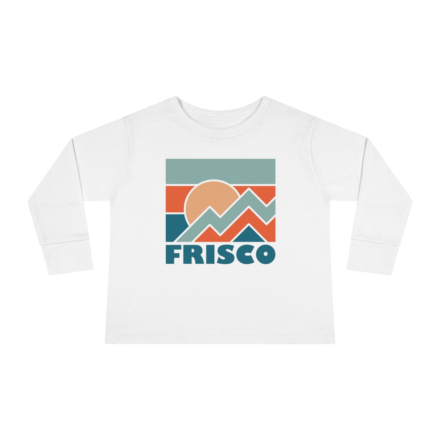 Frisco Colorado Toddler Long Sleeve Shirt Retro Unisex Toddler Frisco T Shirt Personalization Available Graphic Tee – Everyday Comfort · Must-Have Style