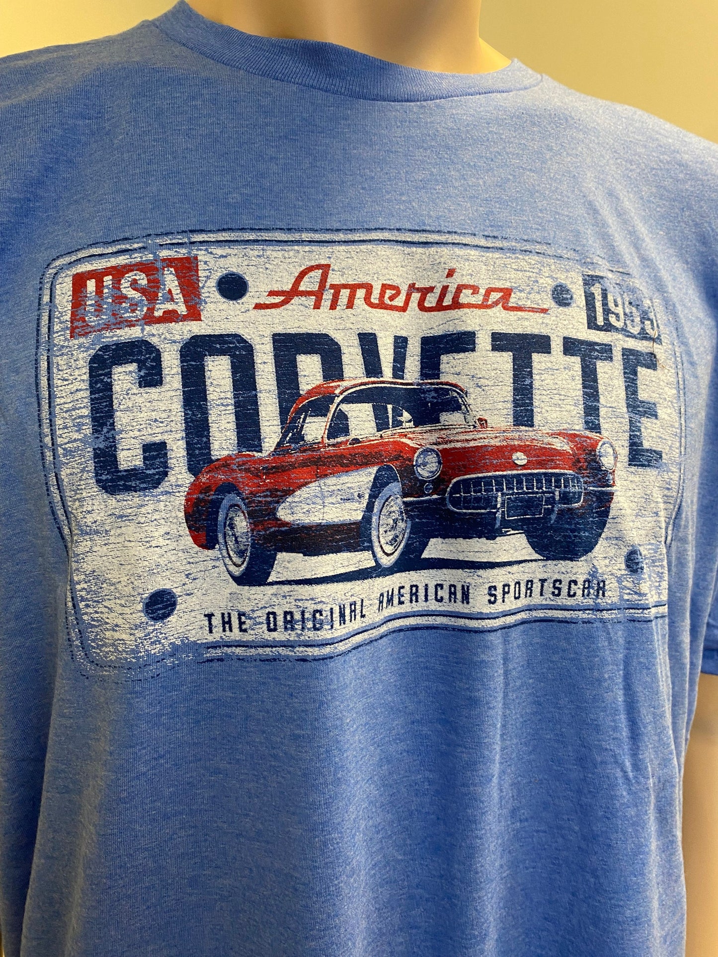 Chevrolet Chevy Corvette American 1953 T Shirt Graphic Tee – Easygoing Wear · Top Pick For Any Outfit